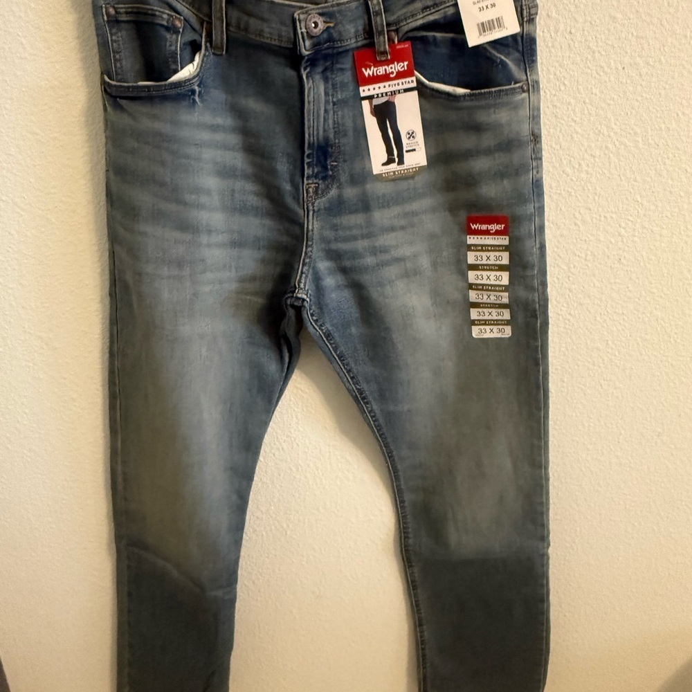 Five Star Men's Light Blue Slim Jeans